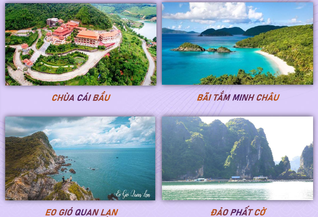 cac dia danh noi tieng tai van don