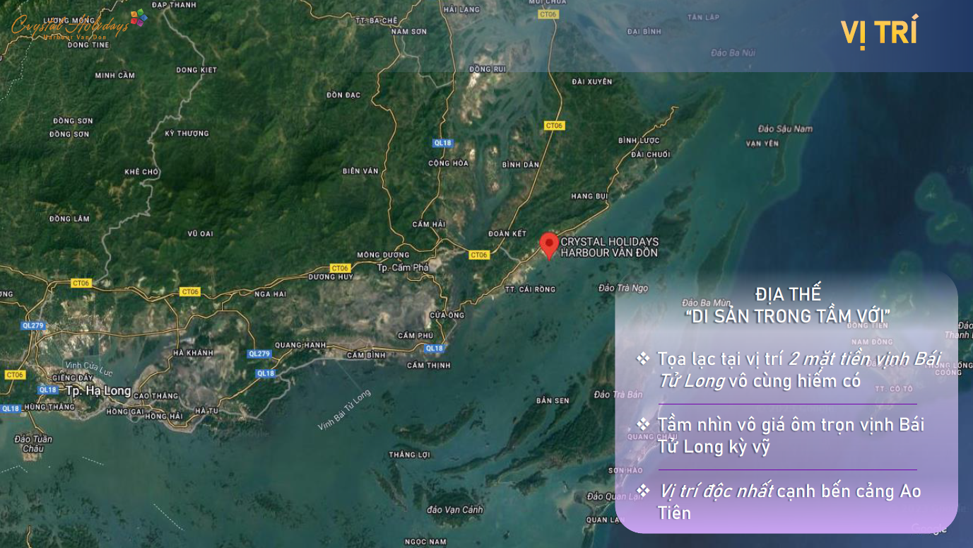 vi tri doc dao cua Crystal Holidays Habour
