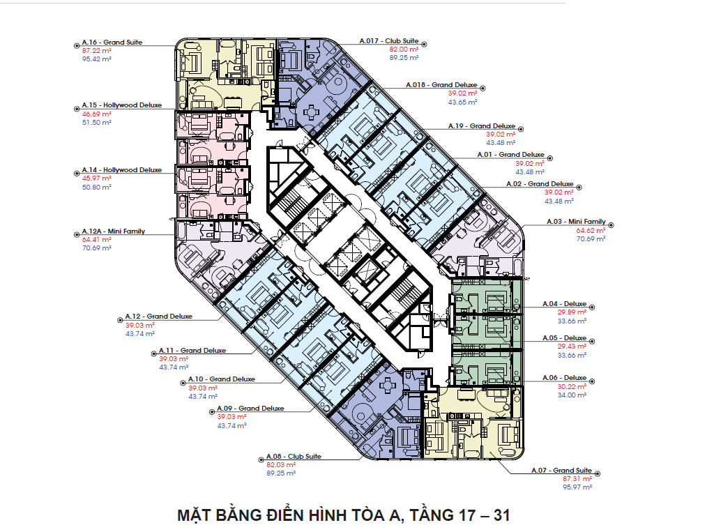 mat bang toa A Oasis